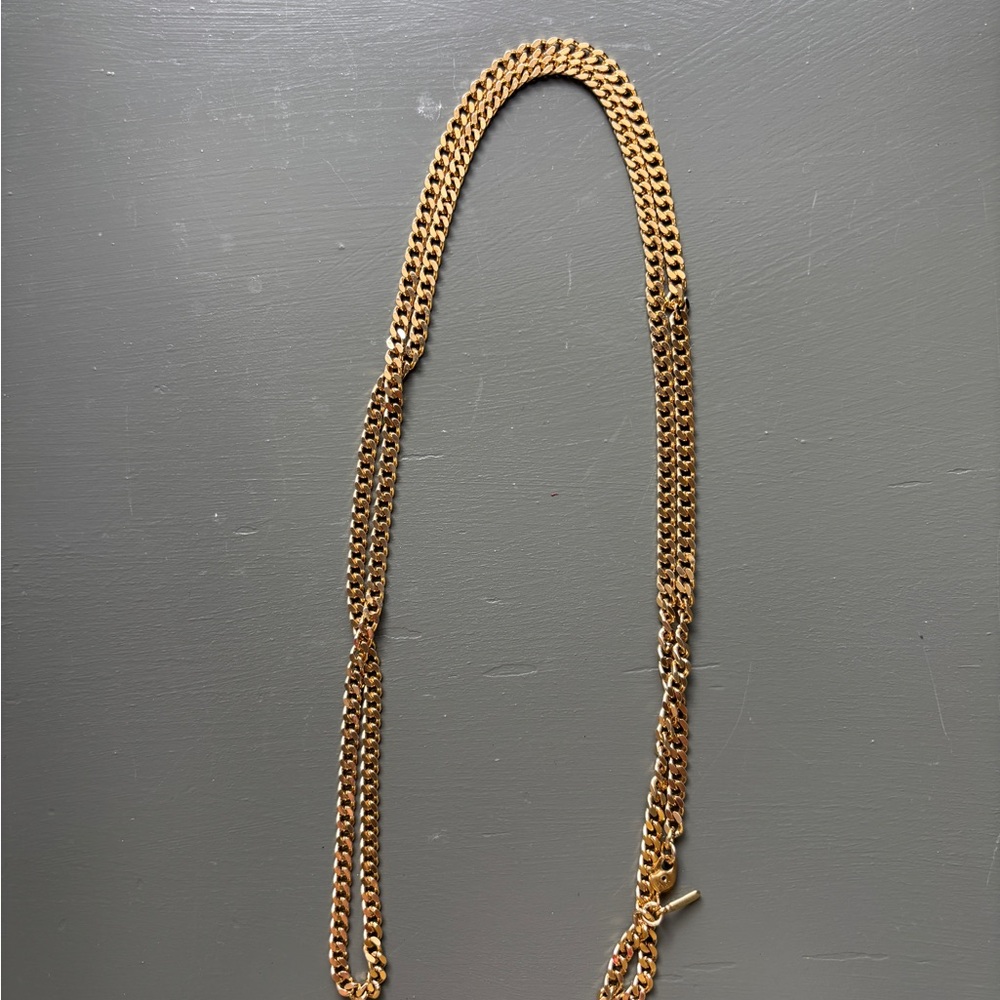 Vintage 70s Monet Gold-Tone Chain Necklace